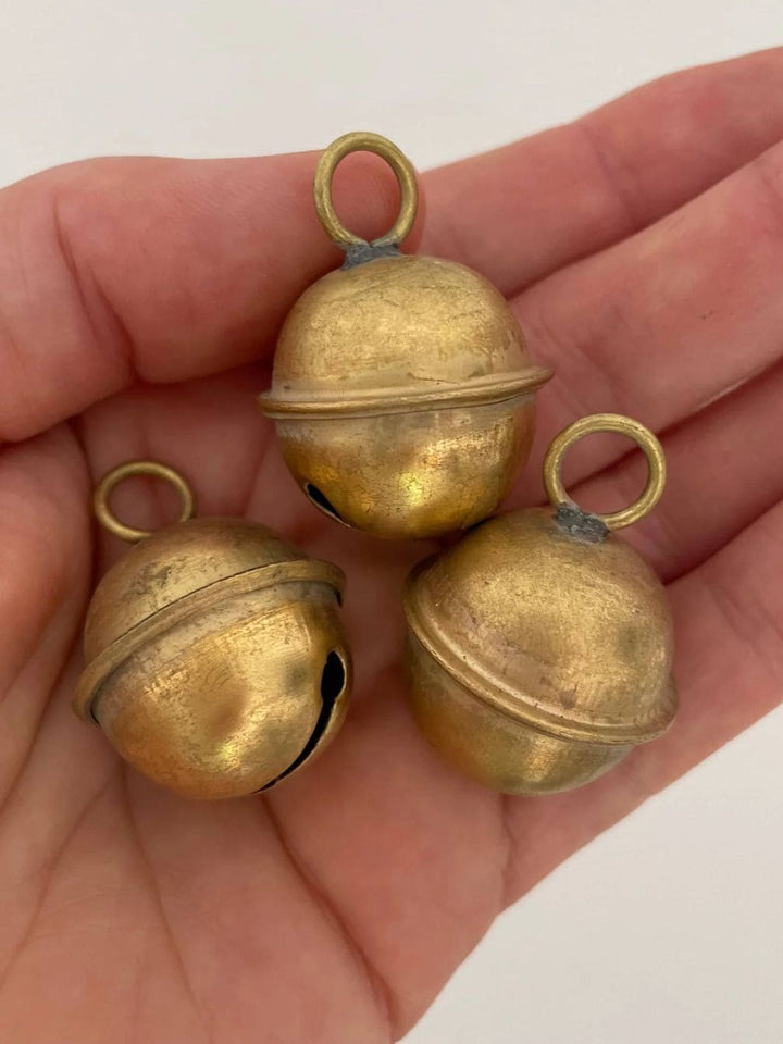 Fort & Field 1 1/4" Small Brass Jingle Sleigh Bells | Twentyseven Toronto