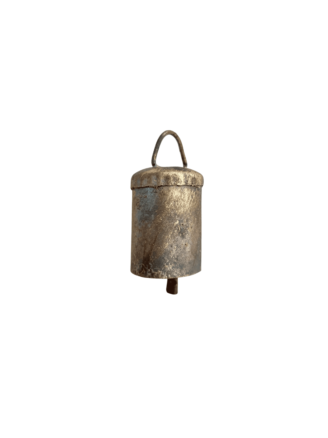 Fort & Field 2 1/4" Rustic Flat Top Tin Brass Finish Bell Metal Striker | Twentyseven Toronto
