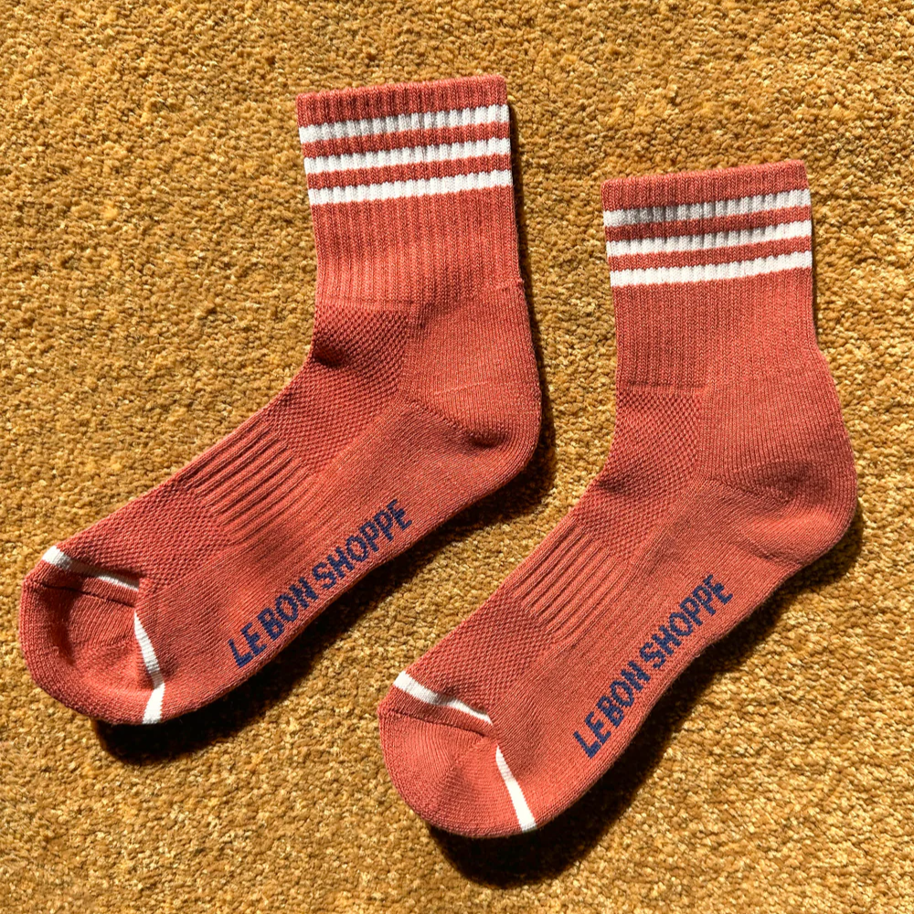 Twentyseven Toronto - Le Bon Shoppe Girlfriend Socks - Terracotta