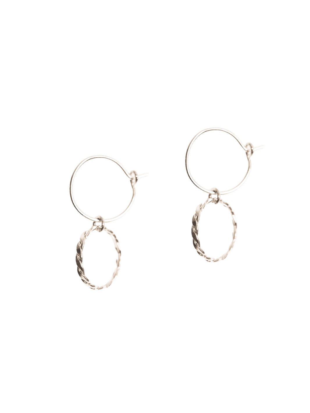 Tassia Canellis FILIGRANE Double-Ring Hoops / Solid Silver | Twentyseven Toronto