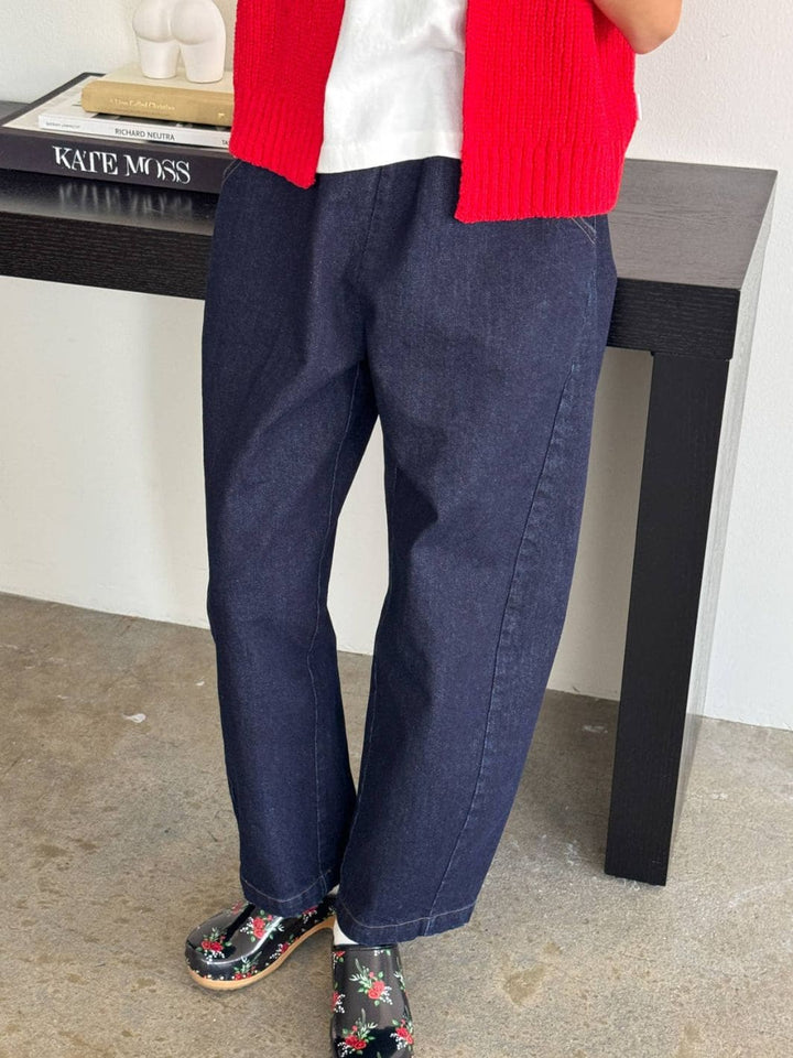 Le Bon Shoppe Arc Pants in Raw Denim | Twentyseven Toronto