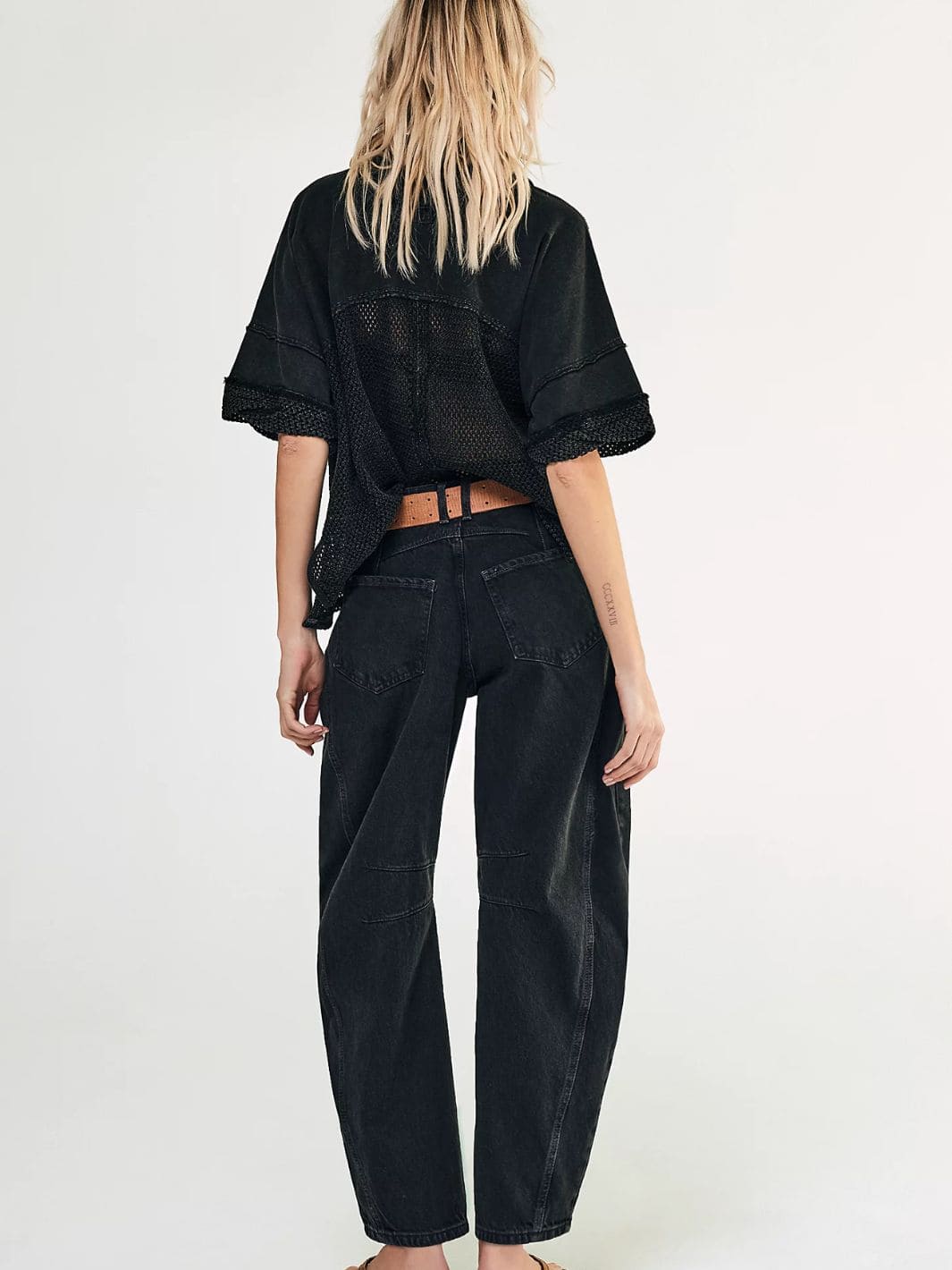 Twentyseven - Free People Good Luck Mid-Rise Barrel Jeans - Soundwave