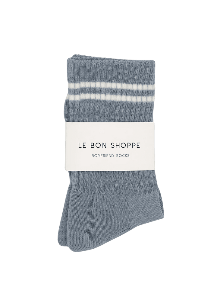 Twentyseven Toronto - Le Bon Shoppe Boyfriend Socks - Blue Grey