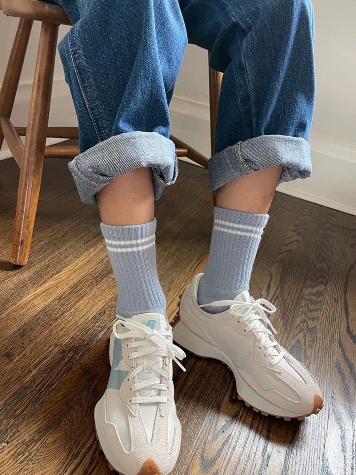 Twentyseven Toronto - Le Bon Shoppe Boyfriend Socks - Blue Grey