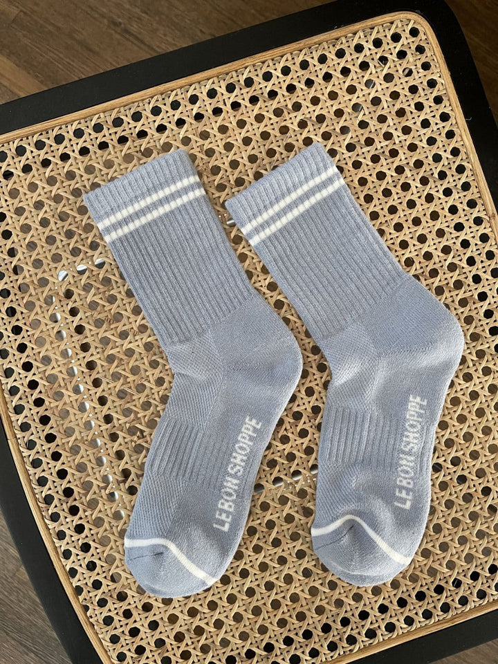 Twentyseven Toronto - Le Bon Shoppe Boyfriend Socks - Blue Grey