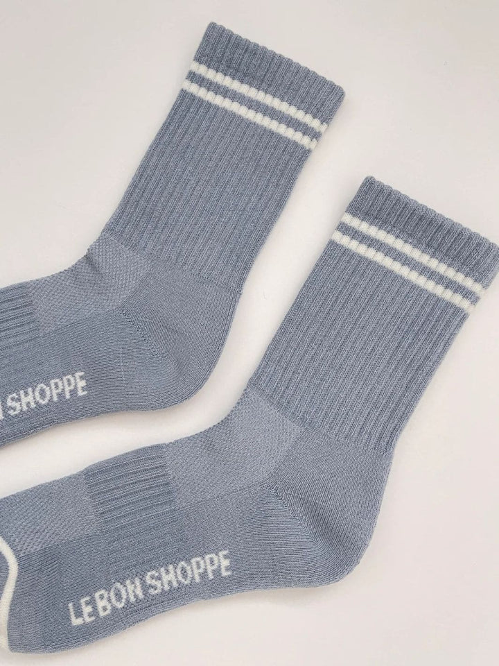 Twentyseven Toronto - Le Bon Shoppe Boyfriend Socks - Blue Grey