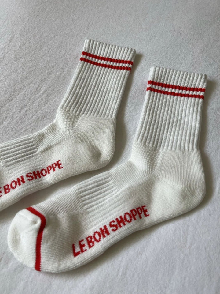 Le Bon Shoppe Boyfriend Socks - Clean White | Twentyseven Toronto