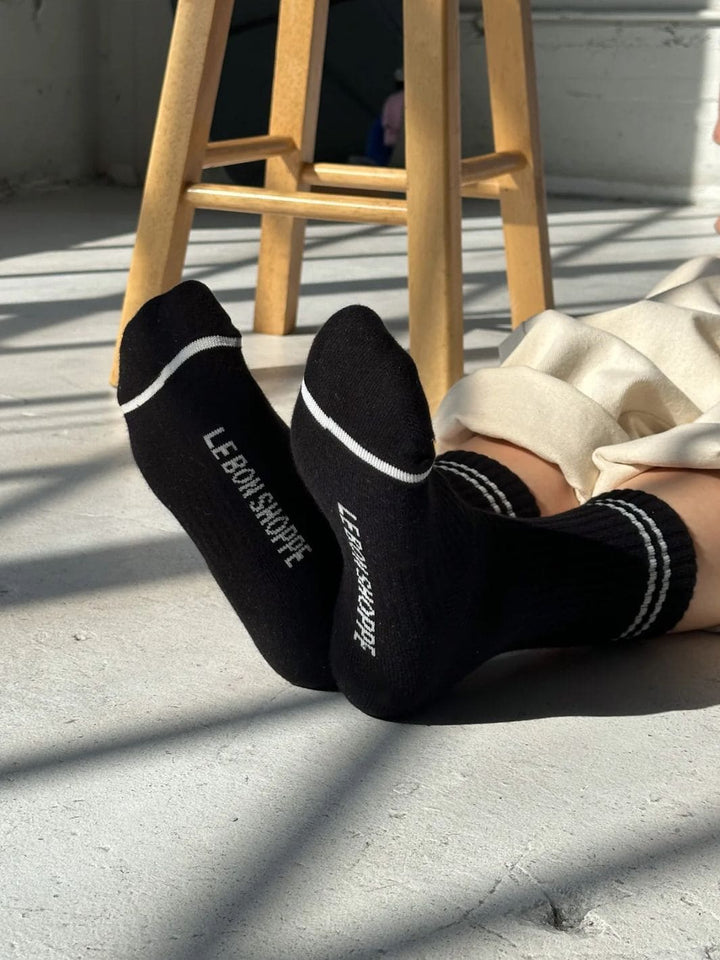 Le Bon Shoppe Boyfriend Socks - Noir | Twentyseven Toronto