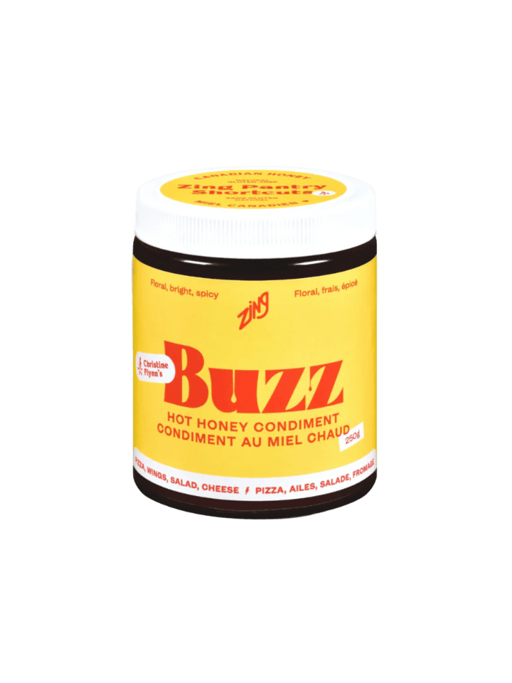 Zing Pantry Shortcuts Christine Flynn's Buzz Hot Honey Condiment | Twentyseven Toronto