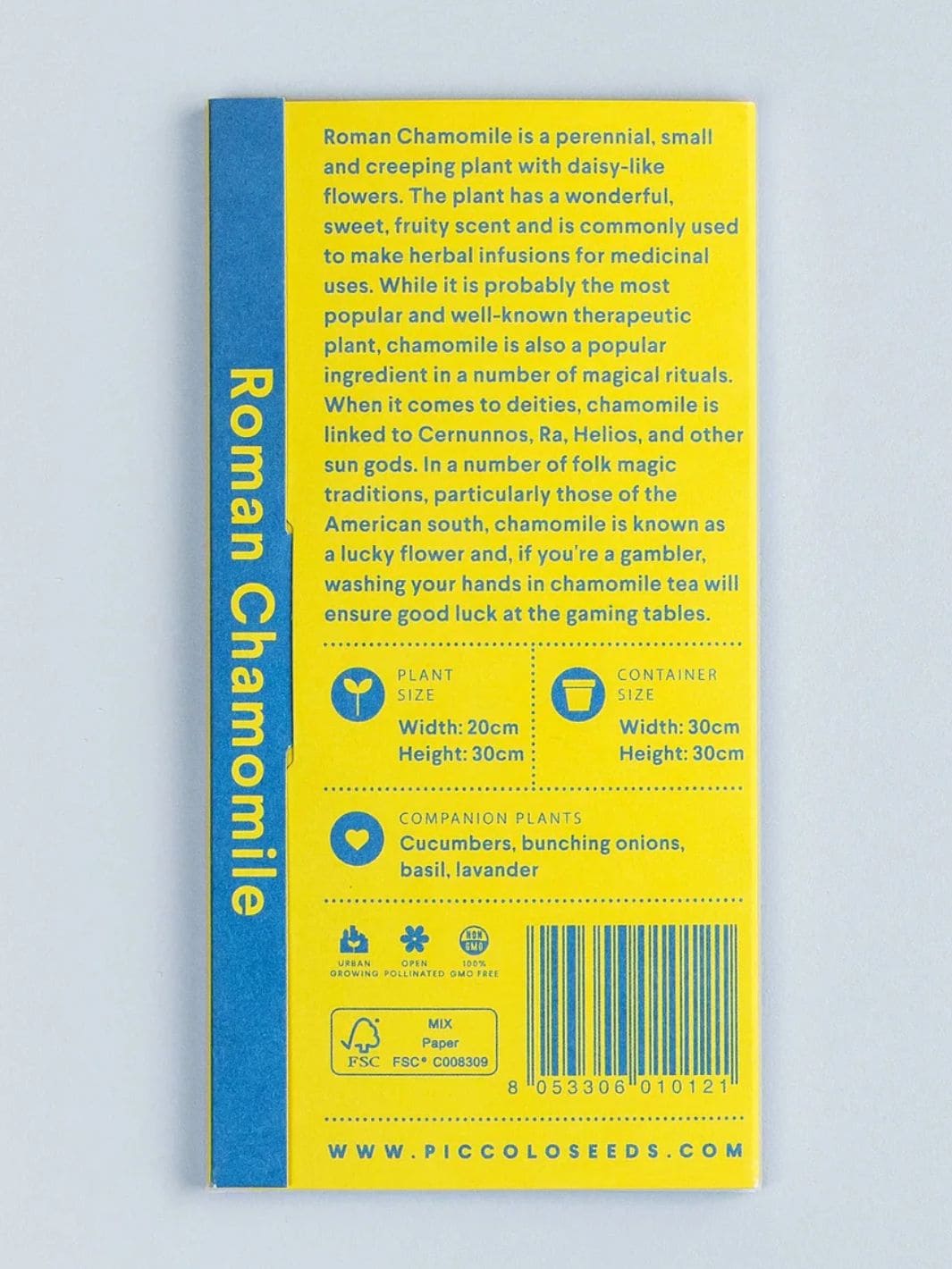 Piccolo Seeds Chamomile Roman | Twentyseven Toronto