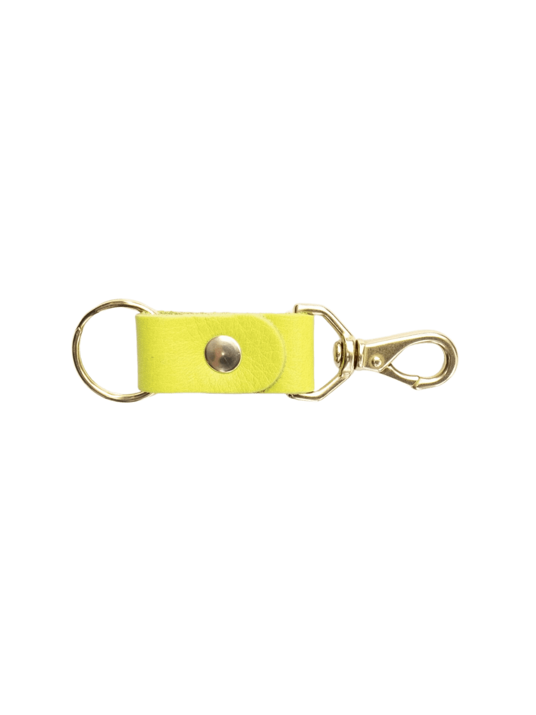 Primecut Leather and Brass Keychain