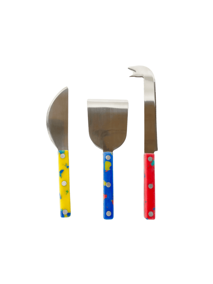 Fredericks & Mae Cheese Knives - Red/Yellow/Blue | Twentyseven Toronto