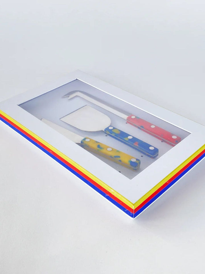 Fredericks & Mae Cheese Knives - Red/Yellow/Blue | Twentyseven Toronto