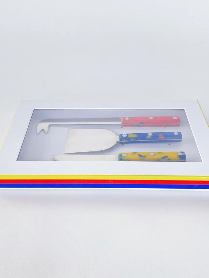 Fredericks & Mae Cheese Knives - Red/Yellow/Blue | Twentyseven Toronto