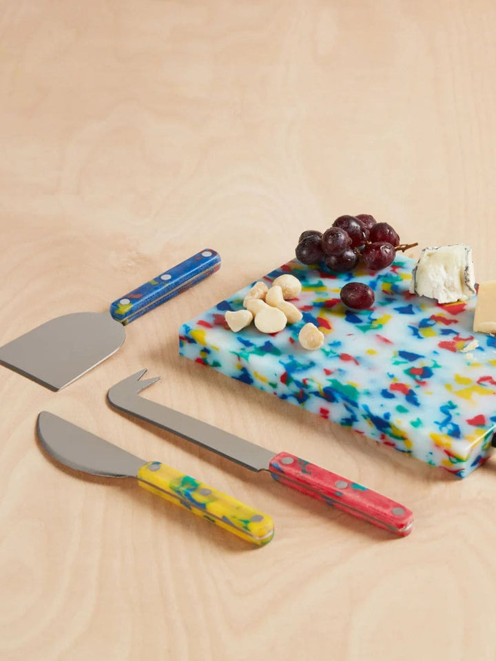 Fredericks & Mae Cheese Knives - Red/Yellow/Blue | Twentyseven Toronto