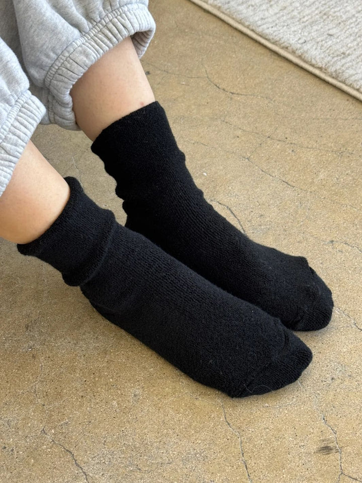 Le Bon Shoppe Cloud Socks - Jet Black | Twentyseven Toronto