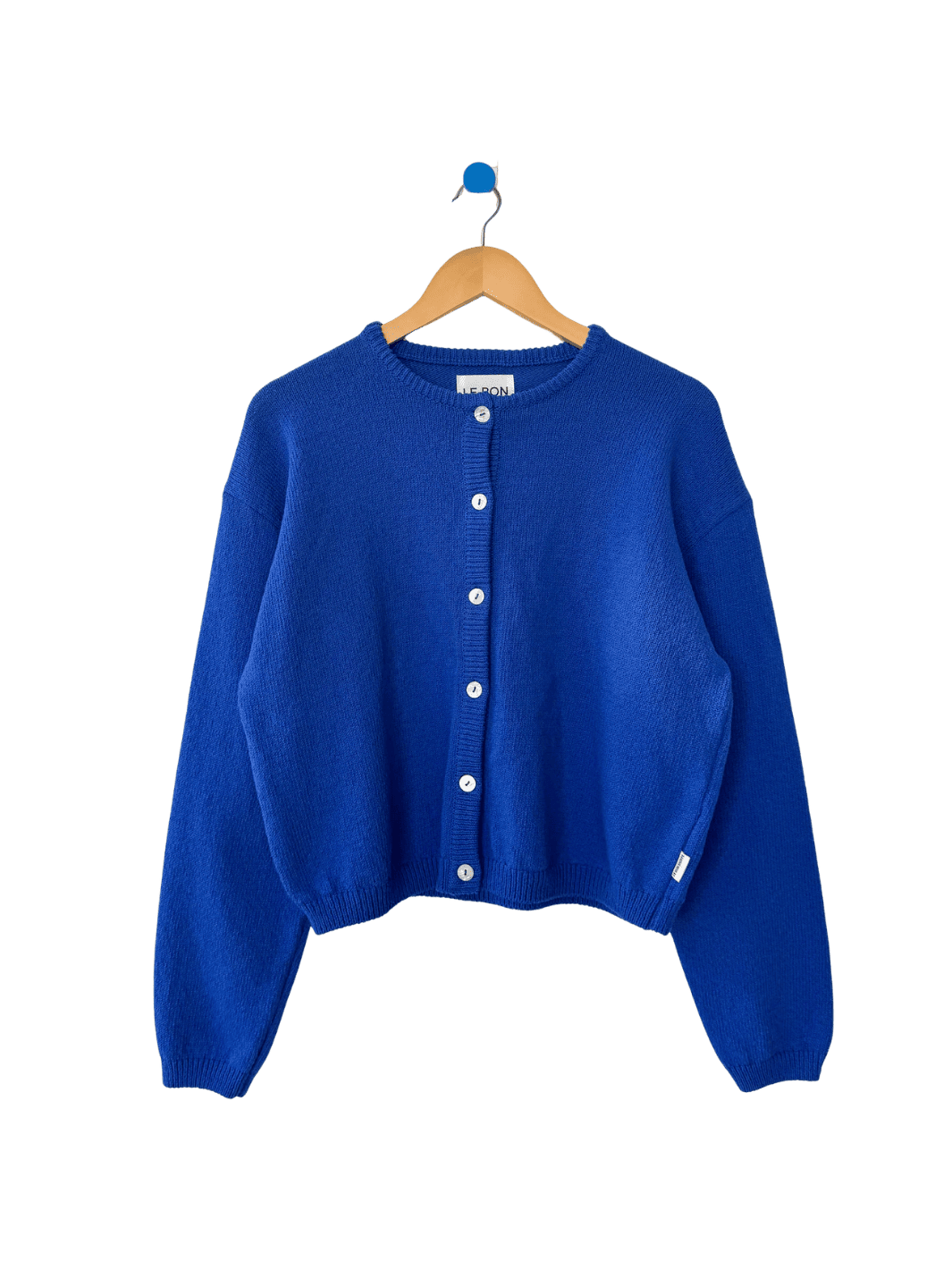 Le Bon Shoppe Cotton Leila Cardigan in Cobalt | Twentyseven Toronto