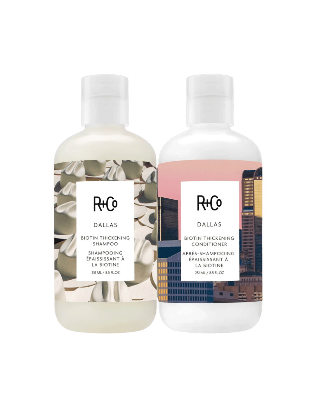 R+Co Dallas Thickening Shampoo & Conditioner Full Size 251ml | Twentyseven Toronto