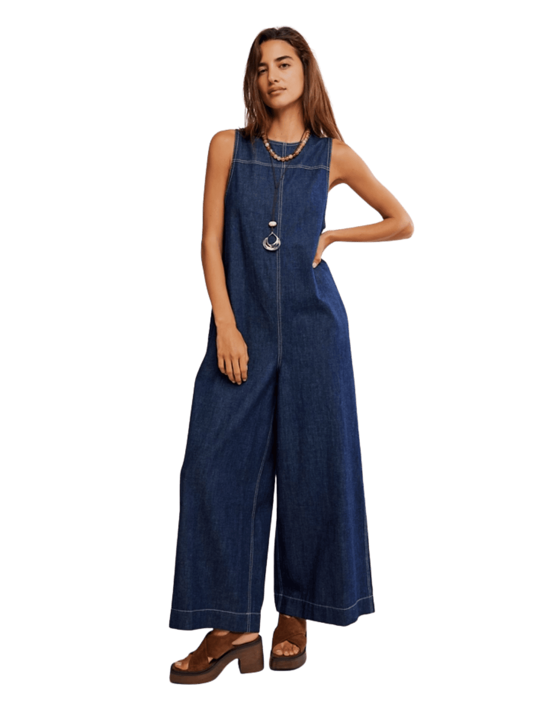 We The Free Do No Wrong Jumpsuit By Free People In Chemistry, Size: Large