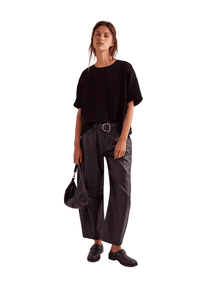 Free People Dorothy Tee in Black | Twentyseven Toronto