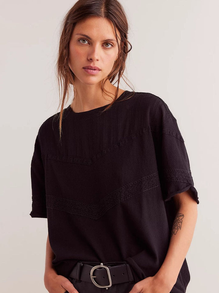 Free People Dorothy Tee in Black | Twentyseven Toronto