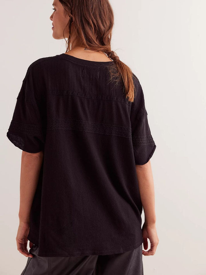 Free People Dorothy Tee in Black | Twentyseven Toronto
