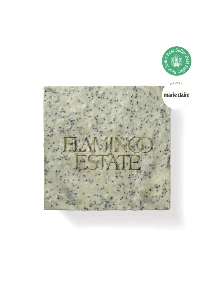 Flamingo Estate Exfoliating Peppermint Soap Brick | Twentyseven Toronto