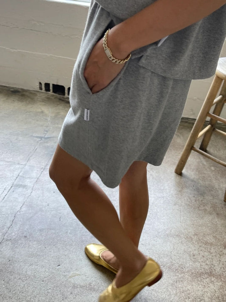 Le Bon Shoppe Flared Basketball Shorts in HT Grey | Twentyseven Toronto