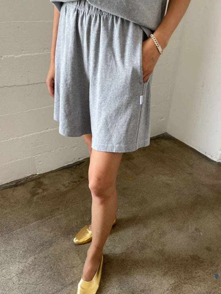 Le Bon Shoppe Flared Basketball Shorts in HT Grey | Twentyseven Toronto