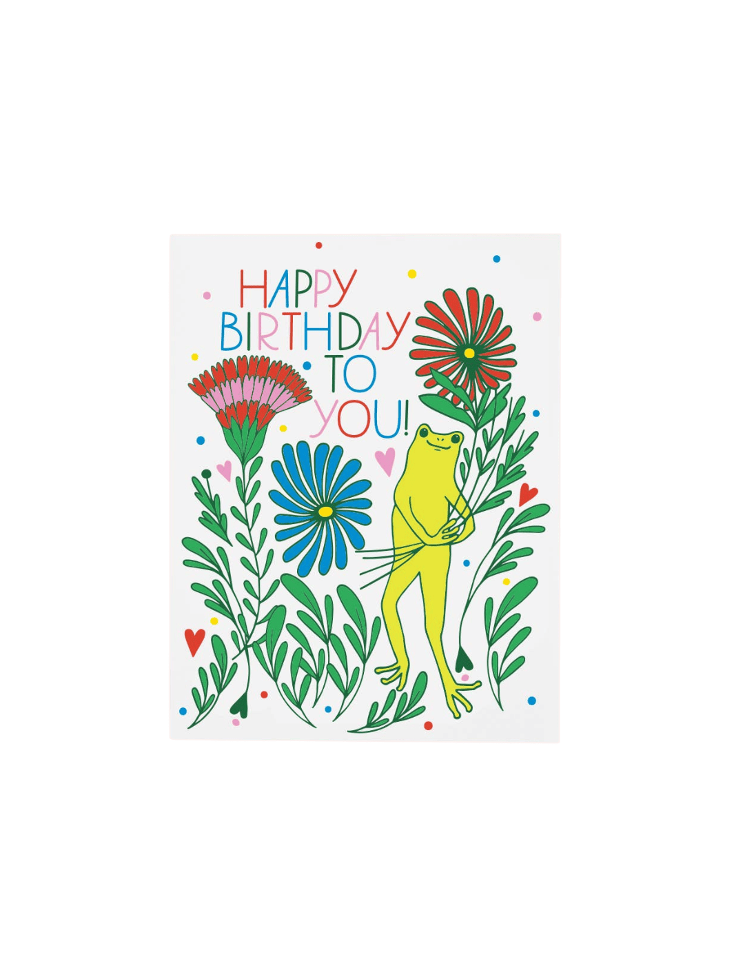 The Good Twin Froggy Birthday Bouquet Card | Twentyseven Toronto