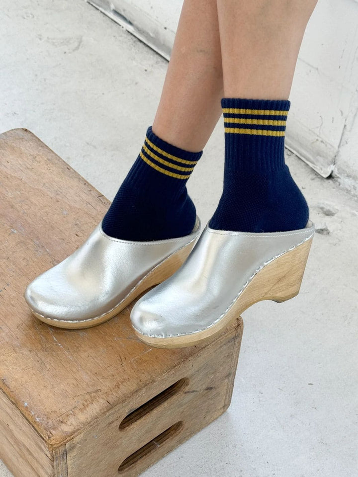 Le Bon Shoppe Girlfriend Sock - Navy | Twentyseven Toronto
