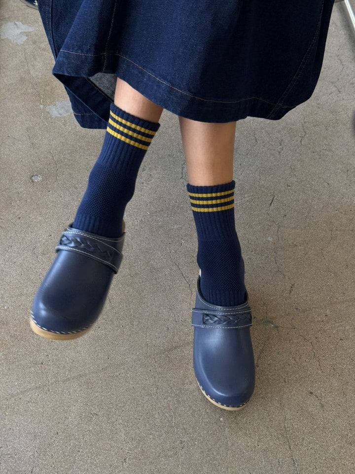 Le Bon Shoppe Girlfriend Sock - Navy | Twentyseven Toronto