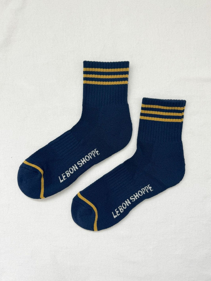 Le Bon Shoppe Girlfriend Sock - Navy | Twentyseven Toronto