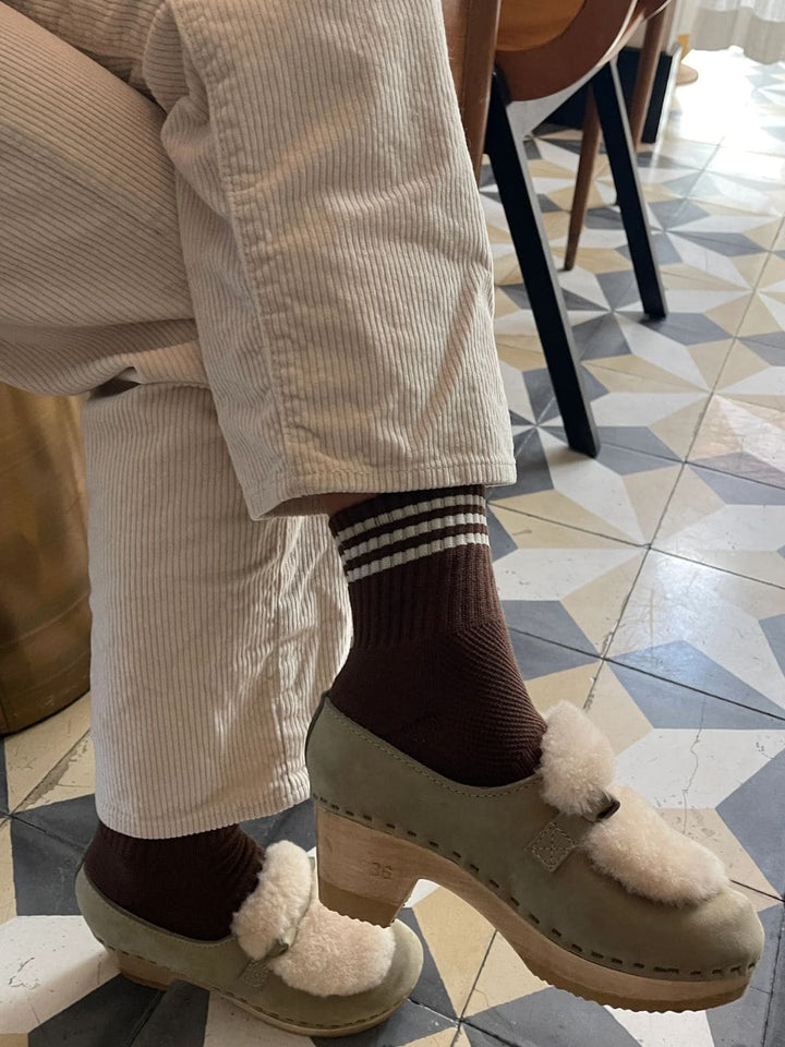 Le Bon Shoppe Girlfriend Sock in Mahogany | Twentyseven Toronto