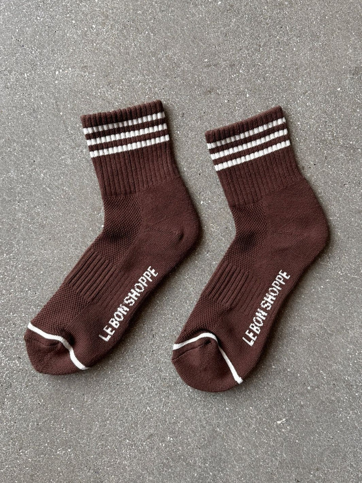 Le Bon Shoppe Girlfriend Sock in Mahogany | Twentyseven Toronto