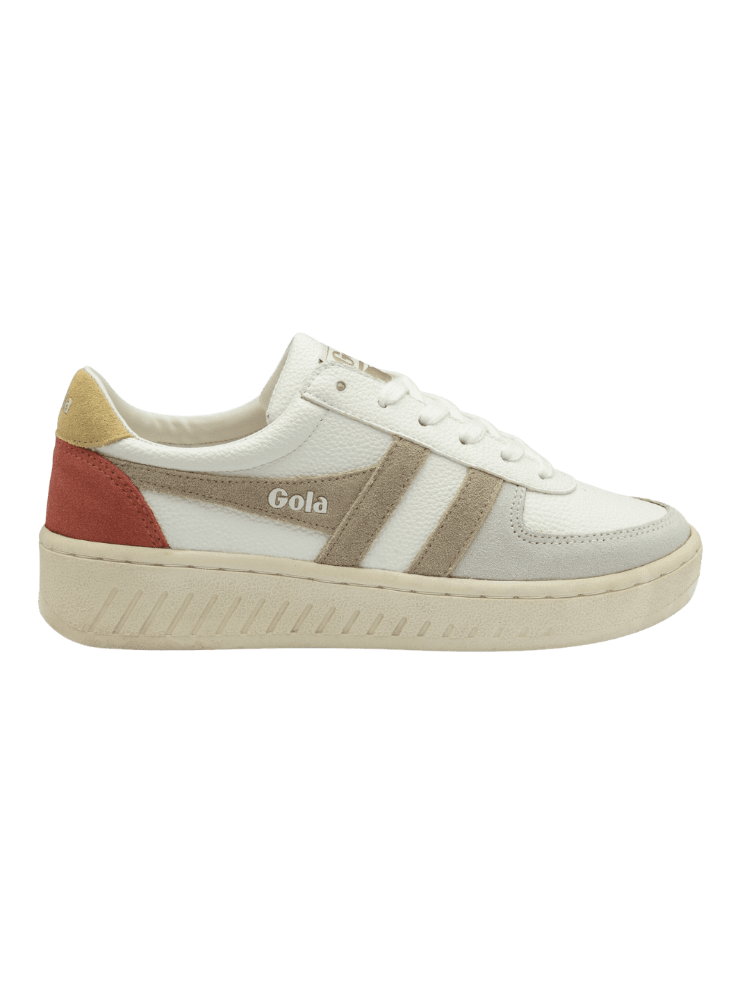 Gola Classics Women s Recycled Grandslam Trident Sneakers White Bone Flax Twentyseven Toronto 9