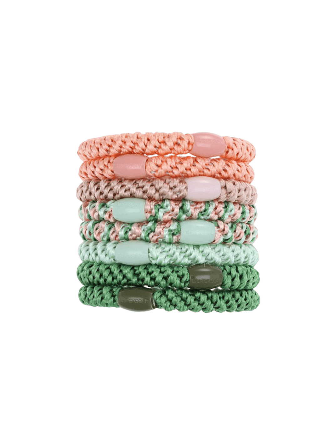 L. Erickson Grab & Go Ponytail Holders 8 Pack - Lily Pad | Twentyseven Toronto