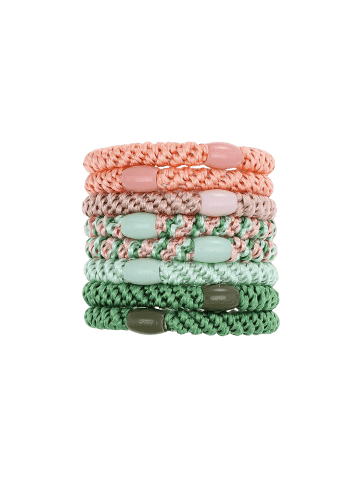 L. Erickson Grab & Go Ponytail Holders 8 Pack - Lily Pad | Twentyseven Toronto