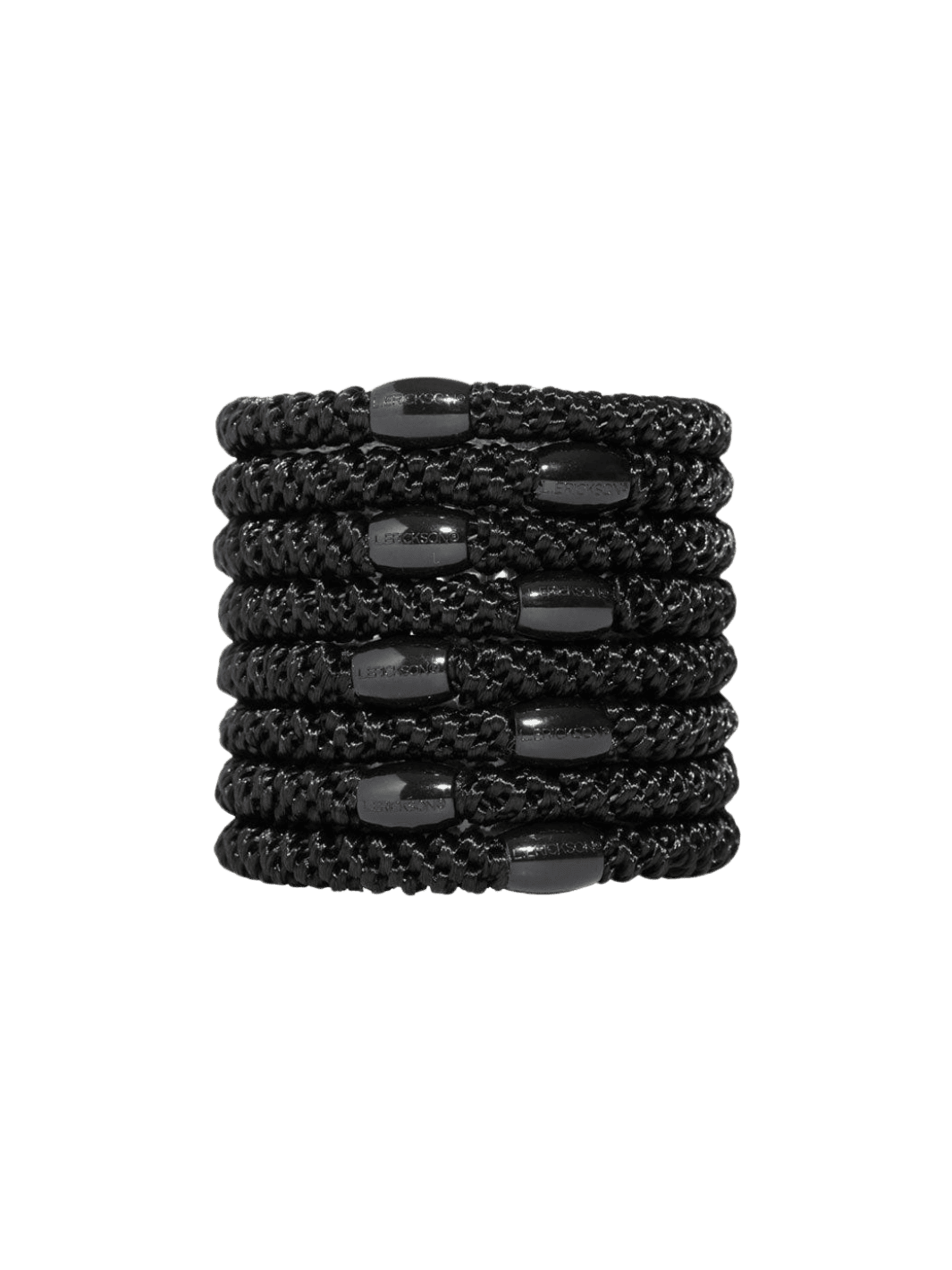 L. Erickson Grab & Go Ponytail Holders 8 Pack - Black | Twentyseven Toronto