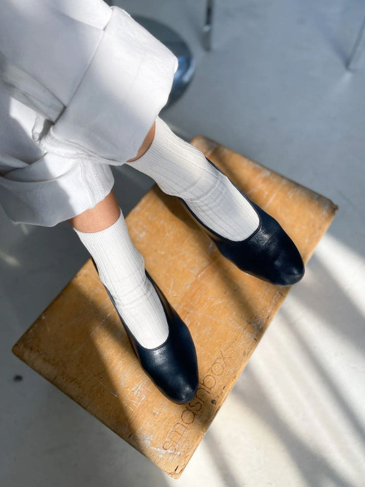 Le Bon Shoppe Her Socks (MC Cotton) - Classic White | Twentyseven Toronto