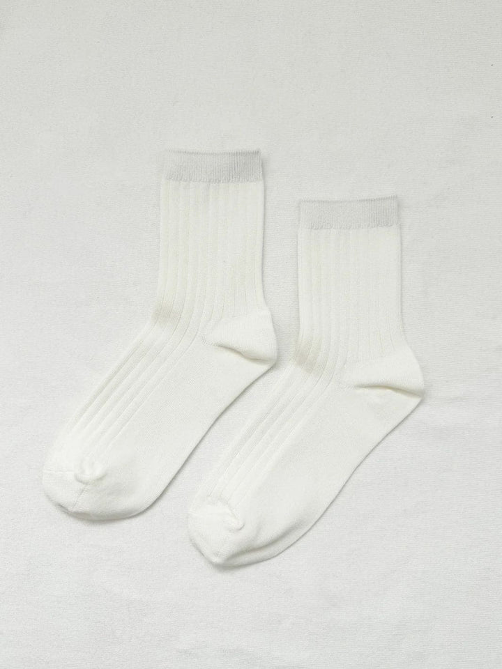 Le Bon Shoppe Her Socks (MC Cotton) - Classic White | Twentyseven Toronto
