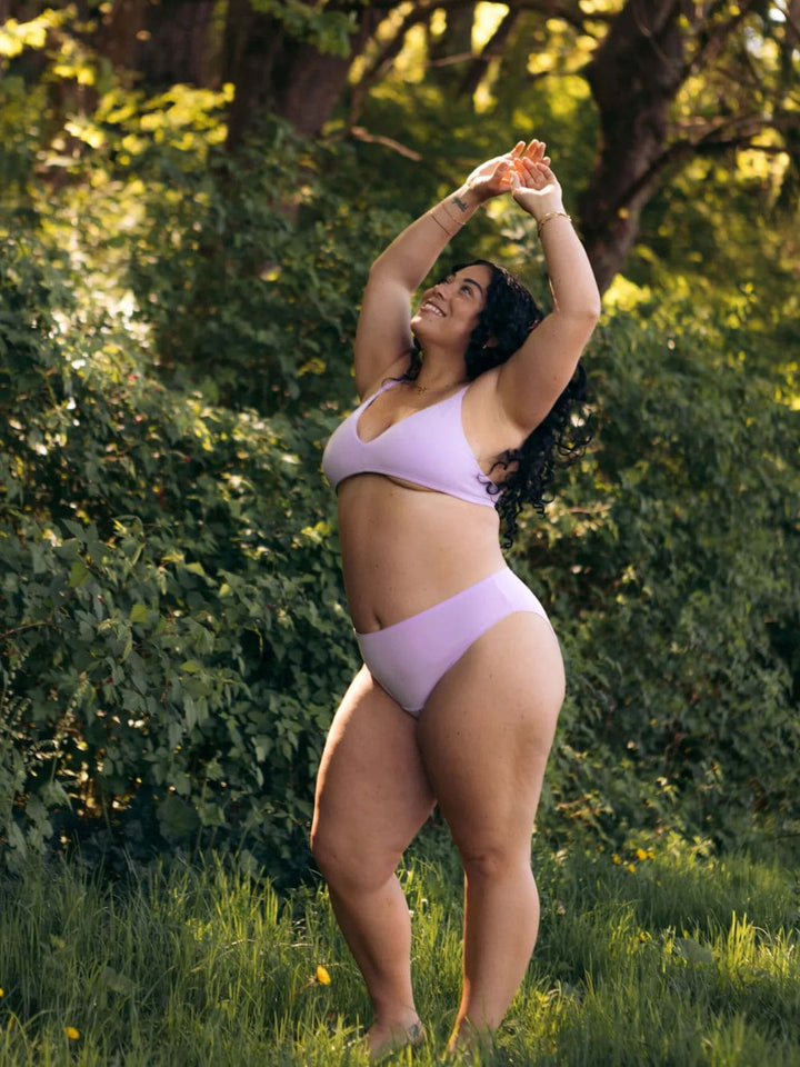 Huha Mineral Underwear High Rise Bikini in Lilac | Twentyseven Toronto