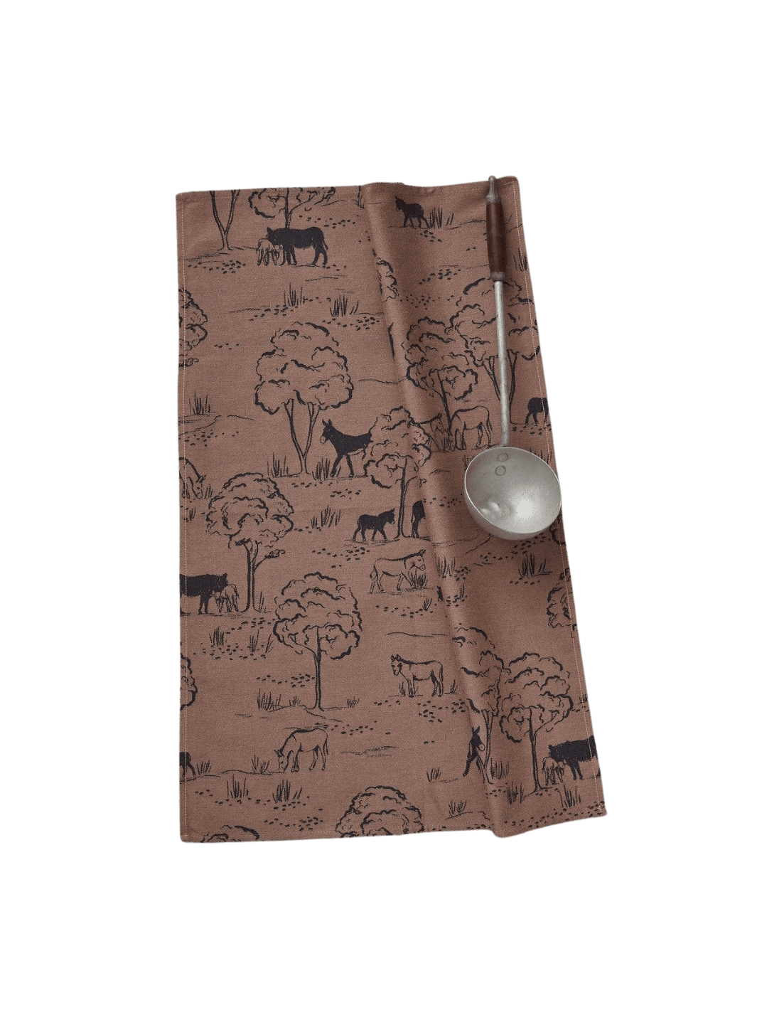 Sylvie Thiriez Jacquard tea towel Cévennes rose (50x70cm) | Twentyseven Toronto