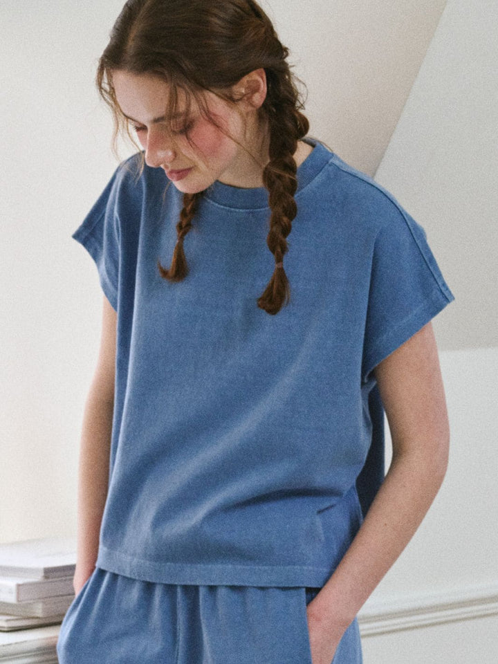 Le Bon Shoppe Jeanne Tee in Cornflower | Twentyseven Toronto