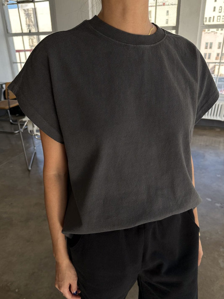 Le Bon Shoppe Jeanne Tee in Almost Black | Twentyseven Toronto
