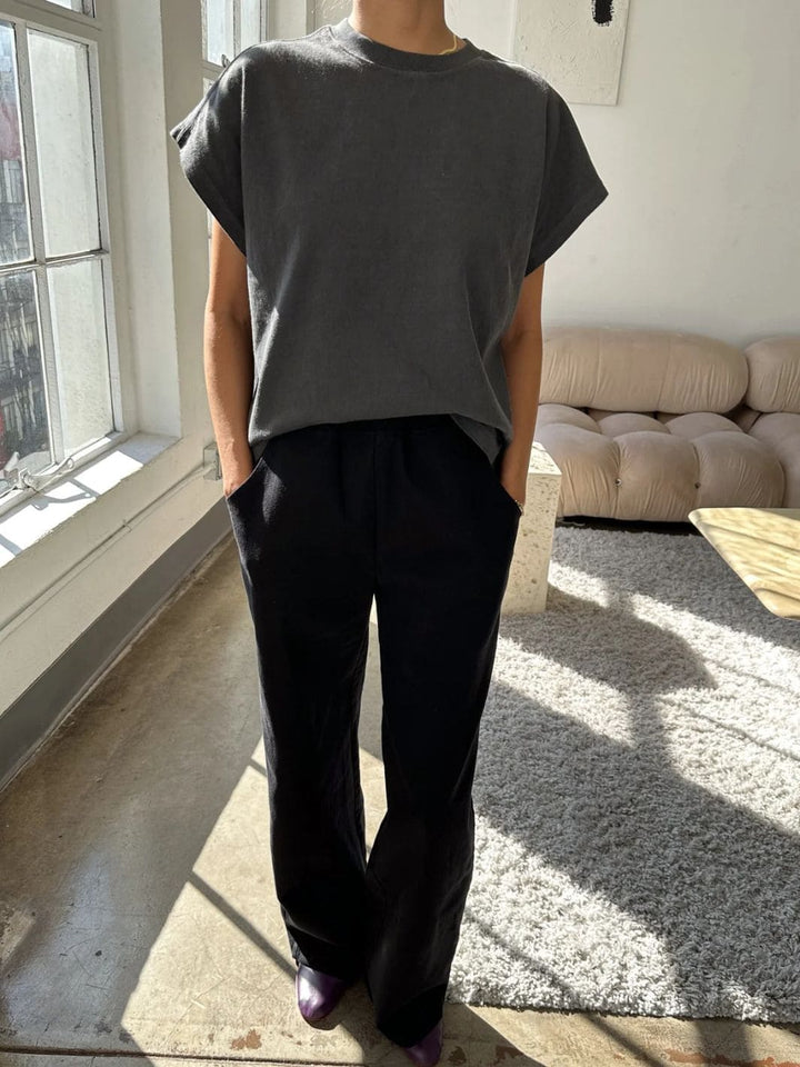 Le Bon Shoppe Jeanne Tee in Almost Black | Twentyseven Toronto