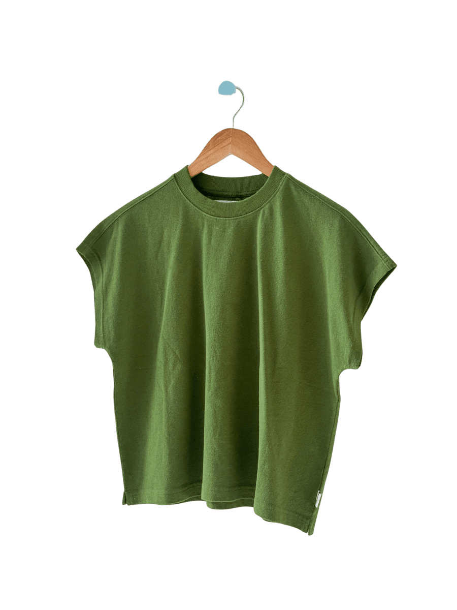 Le Bon Shoppe Jeanne Tee in Collard Green | Twentyseven Toronto