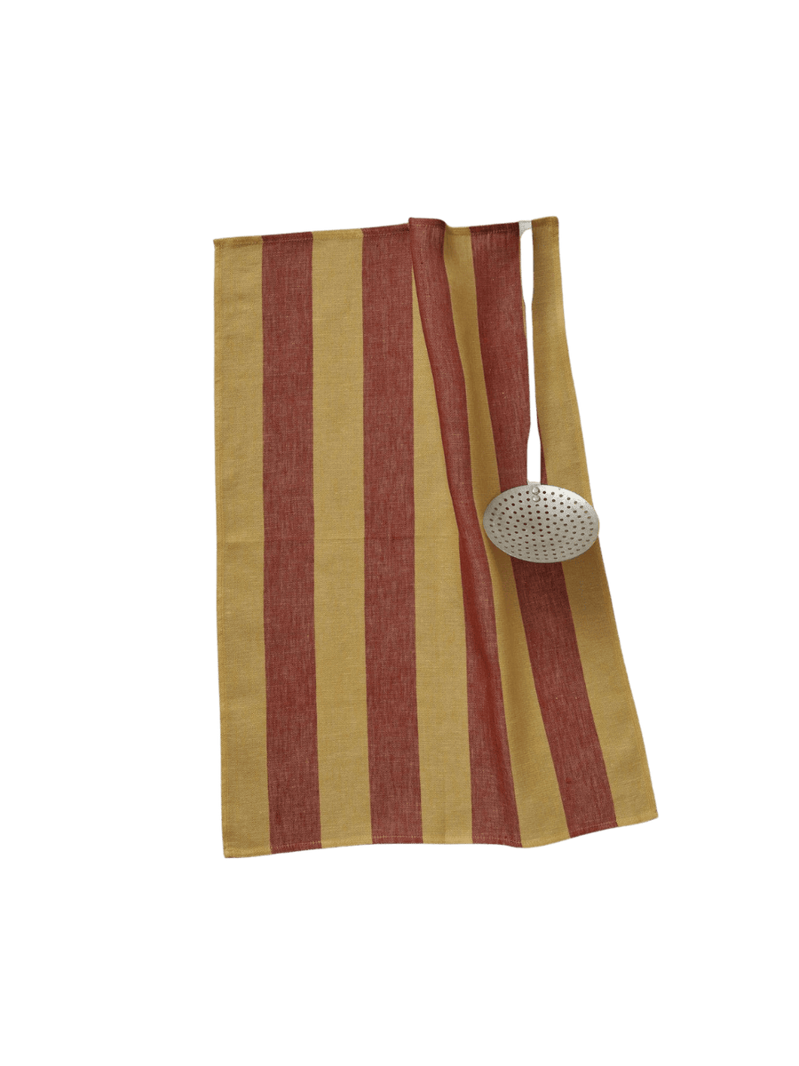 Sylvie Thiriez Linen tea towel Cévennes jaune (50x70cm) | Twentyseven Toronto