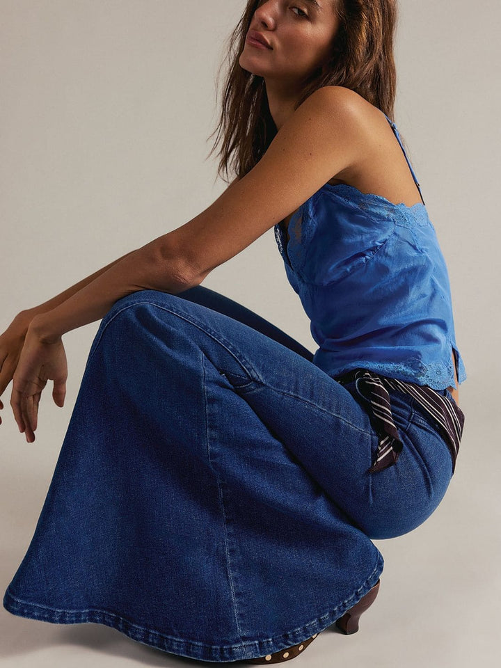 Free People We the Free Marque Flare Jeans in Kora | Twentyseven Toronto