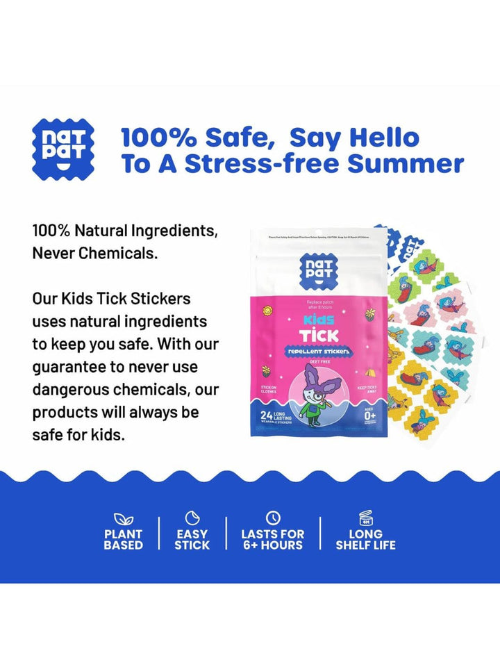NATPAT Trailpatch - Tick Repellent Stickers for Kids | Twentyseven Toronto